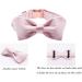 Lionet Paw's Silk Pink Dog Collar with Removable Fly for Puppies & Cats - Comfortable XS (20-30cm) | International Shipping Available - Buy Online on GoSupps.com