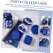 Solustrie 8 Pc Colored Contact Lenses Kit - Eye Case & Travel Holder with Mirror | Cosmetic Carrier & Mini Frosted Box - Buy Online on GoSupps.com