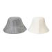 ANGGREK Sauna Bath Hat Sauna Felt Hat Head Protection Water Absorption Sauna Bath Hat Hat for Women and Men White and Gray