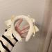 TQUXNGA Sweet Ballet Bowknot Plush Headband for Women Girls Furry Princess Hair Hoop Elegant Hair Styling Tool Beige - Buy Online on GoSupps.com