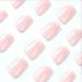 24Pcs French False Nails Long Nude Pink Coffin Style - Full Cover Press On Nails with Nail Glue for Women and Girls - Nail Art - Buy Online on GoSupps.com
