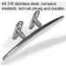 ZOMCHAIN 4 Boat Cleat - 2PCS (316 Stainless Steel) | Dock Cleat for Mooring with Free Installation Screws - Buy Online on GoSupps.com