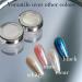PrettyDiva Aurora Chrome Nail Powder - White Pearl with Multi Color Shifting Metallic Powders for Magic Moonlight Effect on Nails - Buy Online on GoSupps.com