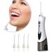 Buy Portable Cordless Water Flosser - 3 Modes 4 Jet Tips IPX7 Waterproof - Ideal for Travel & Easy Cleaning - Buy Online on GoSupps.com