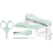 Suavinex Baby Care Kit - Portable 6-Piece Green Manicure Set with Brush, Comb, Toothbrush, Scissors, File, and Nail Clipper - Buy Online on GoSupps.com