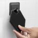 Tooletries Silicone Body Scrubber & Storage Hook - Charcoal | Shower Bathroom Organizer with Silicone-Grip Technology - Buy Online on GoSupps.com