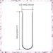 50-Piece Stainless Steel U-Pins for Sewing and Jewelry Display - 0.9 Inch Long, Silver - Buy Online on GoSupps.com