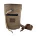 Hide & Drink, Waxed Canvas Rock Climbing Chalk Bag, Zippered Pocket, Gymnastics, Gym Pouch, Handmade Brown