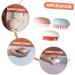 Magiclulu 15 StK Shampoo Brush - Silicone Scalp Massager & Body Scrubber for Ultimate Hair Care - Buy Online on GoSupps.com