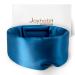 Joyhabit silk sleep mask for men and women extra large and adjustable eye mask in a cloud curve design for breaks and night sleep royal blue