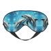 Dolphins in Love Print Unisex Sleep Eye Mask Soft Comfort Eye Shade Cover for Travel/Yoga/Shift Work