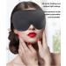HUIBENYOU 3D Eye Covers for Sleeping - 2pcs Black Sleep Mask for Insomnia, Lunch Breaks & Anytime Rest - Soft, Comfortable & Completely Blindfolded - Buy Online on GoSupps.com