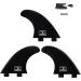 OCEANBROAD Surfboard Fin Thruster 3 Fins for FCS-Based Fin Box with Screws Wax Comb Key - Buy Online on GoSupps.com