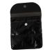 Packove 1stk Storage Pocket Organizer for women's bandage women bricks. Portable cosmetic bag portable period pocket Small diaper pocket mini travel down red envelope black 13x13x2cm