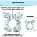 KAKIBLIN Baby Travel Pillow - Unicorn Baby Neck Support for Car Seat & Pushchair - Buy Online on GoSupps.com
