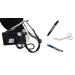 NK442-5 Piece Nurse Kit Set - Sprague Rapport Stethoscope and Aneroid Sphygmomanometer Manual Blood Pressure Set Reusable Penlight Chart Pen and 5.5" Lister Bandage Scissors