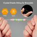 QBJAYTY 0.8mm Clear Elastic Bracelet String for Clay Beads - 100M Stretchy Cord for Jewelry Making - White - Buy Online on GoSupps.com