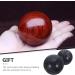 Healeved 16pc Black Baoding Balls - Jade Hand Massage & Carpal Relief Fitness Tool for Women - Buy Online on GoSupps.com