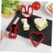 Zerodeko 9 Pcs Valentine's Day Stencils Reusable Cake Mold Kitchen Chocolate Molds Valentines Day Cookie Cutters Letter Stamps for Clay Cookie Mold Sandwich Die Cutting Stainless Steel Red - Buy Online on GoSupps.com