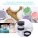 6x30ml Refillable Glass Cosmetic Containers | Empty Travel Pots for Creams Lotions & Powders - Buy Online on GoSupps.com
