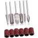 minkissy 2 Sets kit de u as de gel cleaning tools nail tools Manicure Sanding Bands nail dip kits nail bit manicure drill bits nail drill tool nail grinding head Corundum sand sheet gravel 7x6x2cm Assorted Color - Buy Online on GoSupps.com
