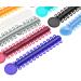 Nikusaz Correction League Tie Braces - 40 Multicolored Dental Orthodontic Elastic Clips for Tooth Correction - Buy Online on GoSupps.com