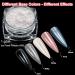 White Pearl Chrome Nail Powder - Glazed Donut Inspired Mirror Effect Glitters for DIY Nails - Buy Online on GoSupps.com