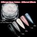 White Pearl Chrome Nail Powder - Aurora Ice Shimmer & Glitter for DIY Nail Art | 2PCs Mirror Effect Pigment - Buy Online on GoSupps.com