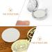 Healeved 50pcs Round Aroma Pads Essential Oil Diffuser Locket Necklace Refill Pads Pendant Perfume Oil Jewelry Oil Pads Humidifier Accessories for Car Room Office White 30mm - Buy Online on GoSupps.com