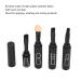 4 in 1 Telescopic Makeup Brushes Set - Retractable Lipstick Eyebrow Eyeshadow & Face Brush - Portable Cosmetic Tool for Home Travel & Beauty Salons (Black - Buy Online on GoSupps.com