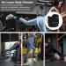 Flintronic Foot Loops Cable Trainer with D-Rings | Fitness Ankle Straps for Leg Extensions & Buttocks Training | Adjustable Foot Cuffs for Men & Women - Black - Buy Online on GoSupps.com