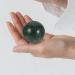Baluue 2 Pieces Jade Baoding Exercise Balls - 40mm Green Chinese Stress Relief & Hand Massage Balls for Health - Buy Online on GoSupps.com