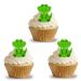 24 edible PRE CUT Jungle Crocodile Aligator style kids childrens party decorations Wafer Paper Cupcake Fairy Cake Toppers