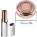 Gift2u Facial Hair Remover Replacement Heads - Rose Gold Shaver Cutter with 18K Gold-Plated Blade Cover for Face, Leg, Armpit, Back - Buy Online on GoSupps.com