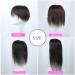Clip-in Right-Haired Topper for Women | Silk Base Hair Part for Thinner Hair | 10 Inch Dark Brown (8x13 cm) - Buy Online on GoSupps.com