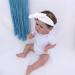 Original Cotton Gauze Headband for Newborn Toddler Infant Baby Girl Kids Muslin Cotton Hair Bow Elastic Bands Turban Headbands (2 pcs 029 White) - Buy Online on GoSupps.com
