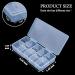 NailSlowee Nail Tip Box Organizer - 4pc Plastic Empty Acrylic Organizer Case for False Nails, Rhinestones, Glitter & Jewelry - Buy Online on GoSupps.com