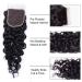 10A Brazilian Water Wave Human Hair Bundles with Closure - Natural Black Virgin Hair Extensions for Black Women (10 12 14 + 10 Closure) | Free Part Lace Closure Included - Buy Online on GoSupps.com