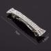 Rhinestone Crystal Hair Barrette Set - 2 Pack Sparkling Hair Clips for Girls and Women - 2.75 Silver - Hair Accessories - Buy Online on GoSupps.com