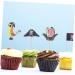 Warmhm 48pcs Halloween Party Ornaments Child Paper Food Bracket As Shown Size 3 - Buy Online on GoSupps.com