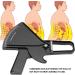 Body Fat Caliper with Clear Scale Body Measurement Tape Fat Caliper Measuring Tool for Monitoring Fitness and Weight Loss Goals Black - Buy Online on GoSupps.com
