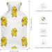 Loving Duck Hot Water Bottle with Plush Cover | Hand Warmer for Adults & Children | 26.5x15.3cm - International Shipping Available - Buy Online on GoSupps.com