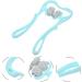 Gleavi 2-Piece Neck Massage Roller - Handheld 6-Wheel Pressure Point Therapy Device for Cervical Relief | Sky Blue - Buy Online on GoSupps.com