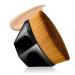 Foundation Brush Hexagon Foundation Brush Flat Top Foundation Brush Foundation Brush for Liquid Makeup Foundation Makeup Brush for Women with Bonus Protective Case Black Medium