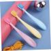 Partykindom 18-Part Children's Toothbrush Set - Travel Toothbrushes Infant Care and Nursing Brushes for Kids - Buy Online on GoSupps.com
