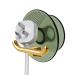 Ristyur socket holder |Plug holder cable hook organizer-drill-free toothbrush holder self-adhesive key and kitchen bathrobe hook for razors coat towel translucent green