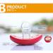 Buy Funny Buck Tooth Pacifier | Soft BPA-Free Silicone Pacifiers for Babies (3PCS) - Comical Baby Teeth Design - Buy Online on GoSupps.com