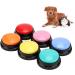 Dog Buttons Training Words 6pcs Talking Dog Recordable Buttons Set for Communication Dog Speech Training and Behavior Aids Buttons Pet Training Buzzer for Cats Dogs 30 Second Recordable Button - Buy Online on GoSupps.com