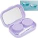 Yuyte Purple Contact Lens Container - Portable Holder & Storage Box for Safe Soaking | Perfect for Travel & Home Use - Buy Online on GoSupps.com