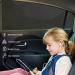 Uraqt Sun Protection Car Visor for Babies & Pets - UV Protection 2-Piece Universal Roller Shade for Rear Windows - Buy Online on GoSupps.com